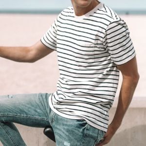 Gap, Striped Tee, Mens M